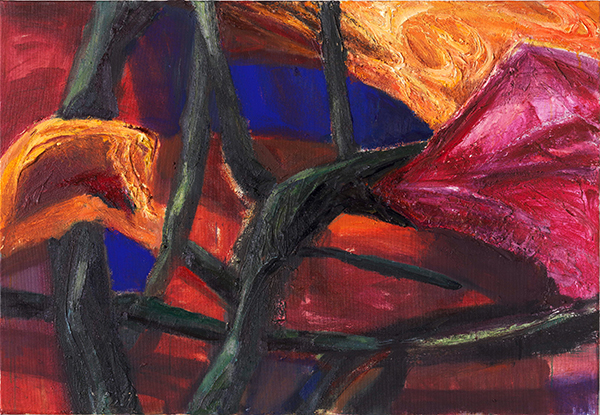 Trak Wendisch · ohne Titel · 2012 · Mischtechnik auf Leinwand · 90 x 130cm