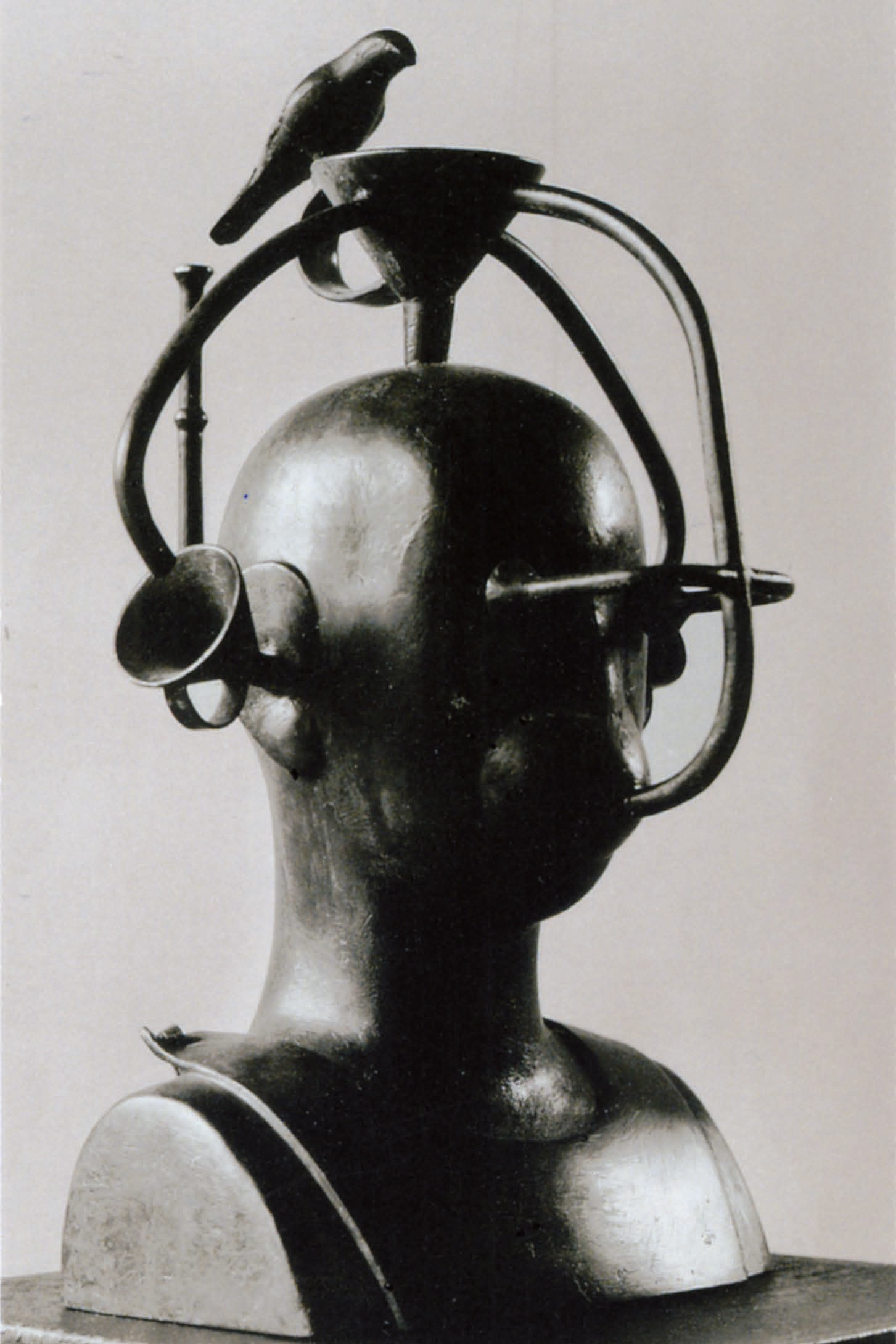 Baldur Schönfelder: Die Fütterung, 1987, Bronze, Höhe 36 cm