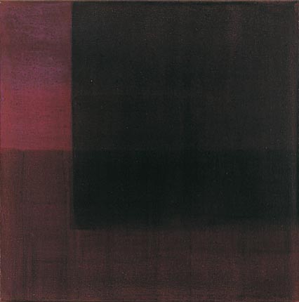 Gabriele Schade-Hasenberg: Ohne Titel, 2002, Öl auf Baumwolle, 40 x 40 cm
