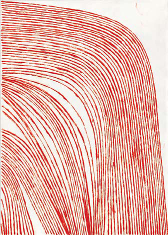 Andrea Engelmann: O.T., 2002, Öl auf Tyvek, 35,4 x 25,2 cm