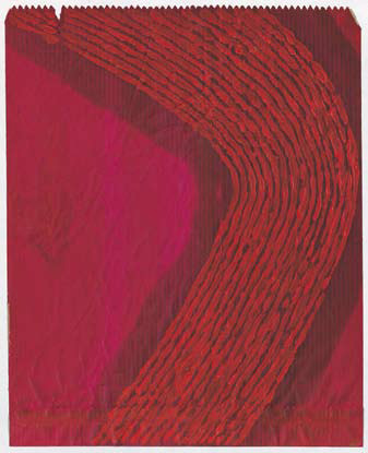 Andrea Engelmann: O.T., 2009, Mischtechnik, 28,5 x 22,8 cm