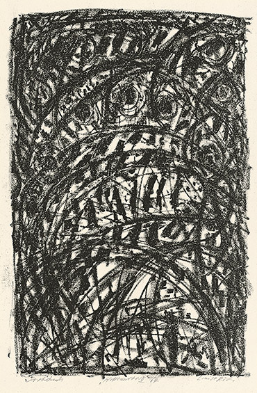 Louise Rösler: Kottbusser Tor II · 1964 Lithographie · 61,5 x 43 cm