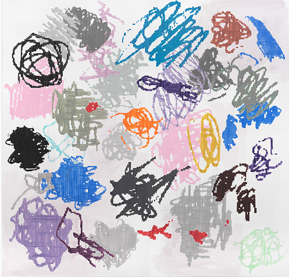 Heinz Handschick: Ohne Titel · 2011 · Acryl auf Leinwand · 190 x 200 cm