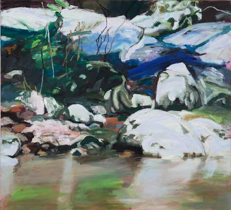 Herta Müller: beide Seiten · 2011 · Öl / Leinwand · 110 x 120 cm