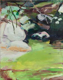 Herta Müller: Ciuffenna · 2011 · Öl / Leinwand · 50 x 40 cm