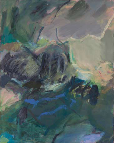 Herta Müller: im stillen Wechsel · 2010 · Öl / Leinwand · 100 x 80 cm