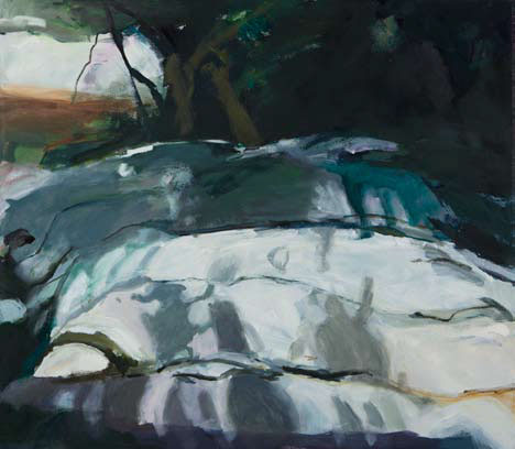 Herta Müller: Massa del Canto 2 · 2011 · Öl / Leinwand · 70 x 80 cm