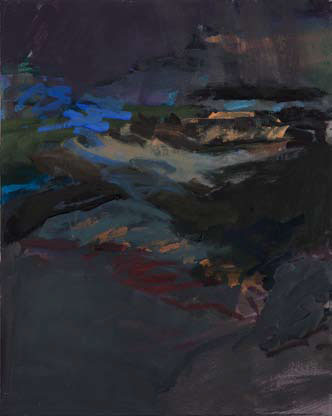 Herta Müller: Valdarno · 2011 · Öl / Leinwand · 50 x 40 cm