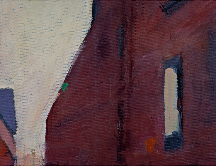 Volker Barthmuß: Ins Helle · 2011 · Öl auf Leinwand · 23 x 30 cm