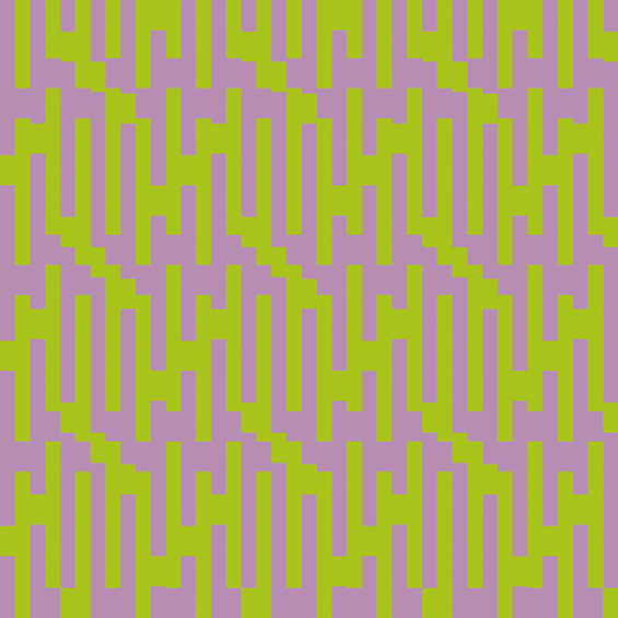 Horst Bartnig: 70 Unterbrechungen, 70 Striche in 3 Farben und Schwarz und Weiß ∙ 2013 ∙ Künstler PC-Print ∙ 53,5 x 53,5 cm ∙ Blatt 6