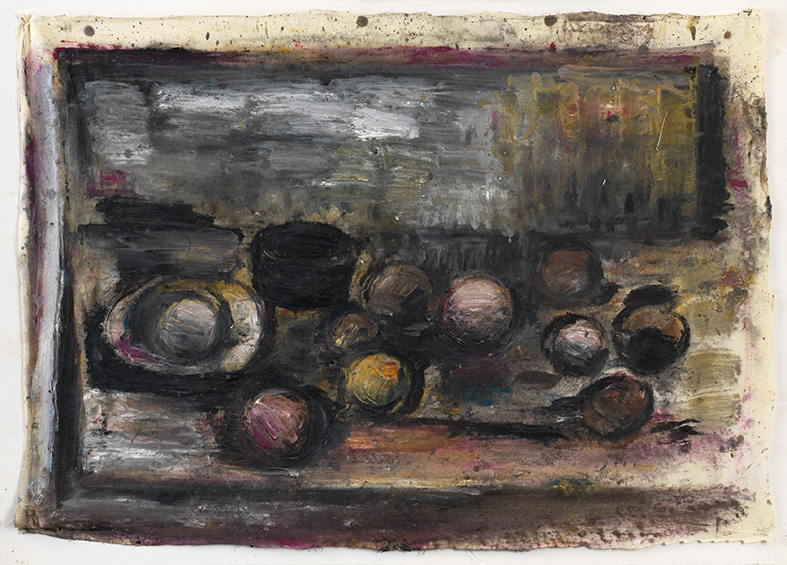 Lothar Böhme, Stilleben, 2013, Öl auf Leinwand, 65 x 92 cm