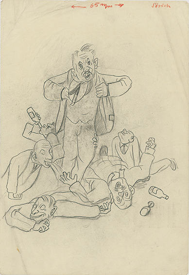 Carl Meffert (Clément Moreau) · Studie · ohne Jahr · Bleistift · 34,5 x 24 cm