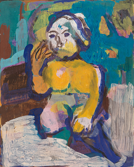 Willy Günther ∙ ohne Titel ∙ 2000 ∙ Gouache ∙ 75 x 59,5 cm