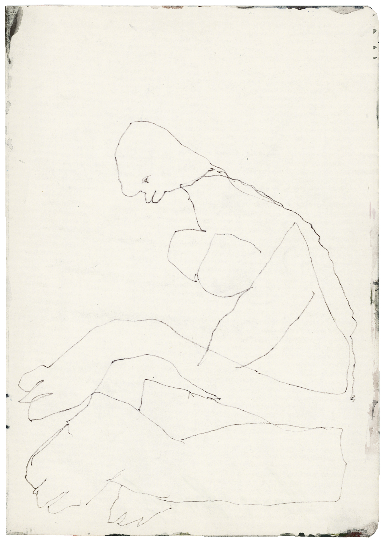 Hans Brosch: Ohne Titel · um 1980 · Bleistift auf Papier · 21 x 14,5 cm