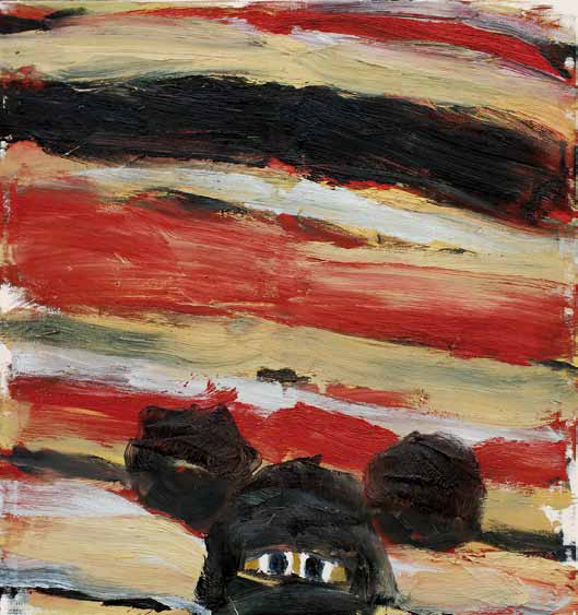 Ingmar Bruhn: Ohne Titel, 2017, Öl auf Baumwolle, 170 x 150 cm