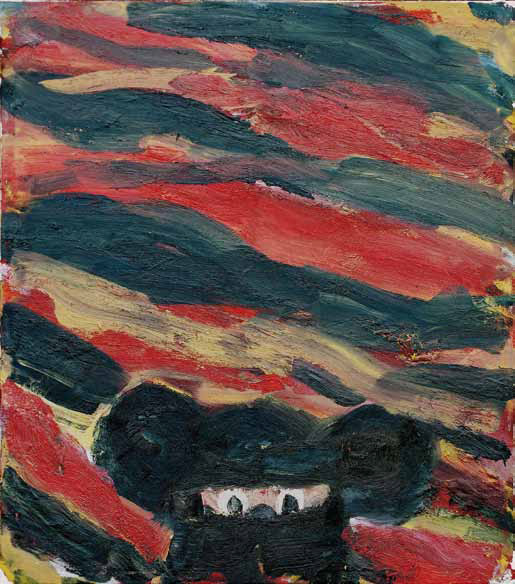 Ingmar Bruhn: Ohne Titel, 2017, Öl auf Baumwolle, 170 x 150 cm