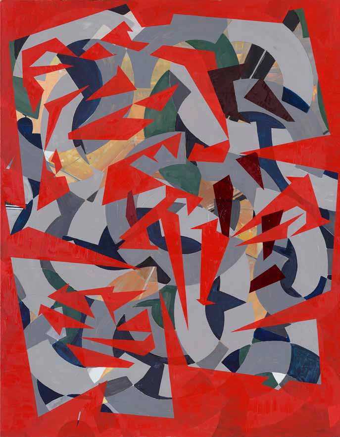 René Neuer: Ohne Titel, 2016, Öl auf Leinwand, 140 x 110 cm