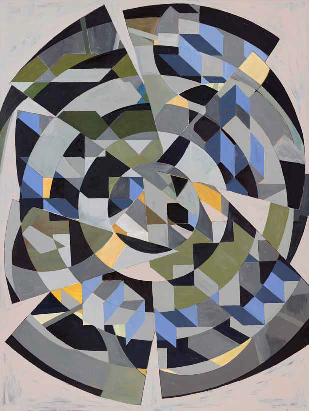 René Neuer: Tatort A, 2013, Öl auf Leinwand, 200 x 150 cm