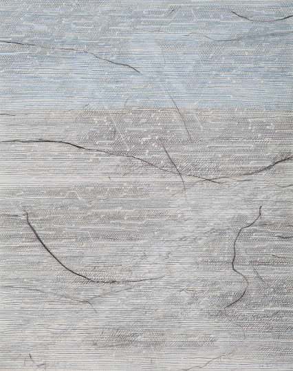 Kazuki Nakahara: Ohne Titel ∙ 2017 ∙ Farbstift und Kohle auf Papier ∙ 69 x 47 cm