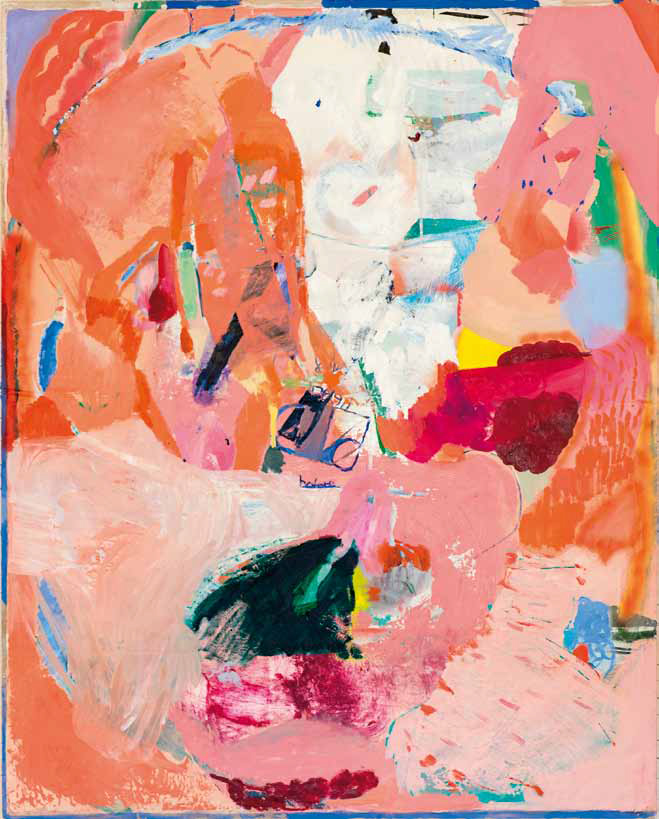Christiane Bergelt: the world offers itself (aus Mary Oliver: Wild Geese) · 2018 · Mischtechnik auf Leinen · 250 x 200 cm