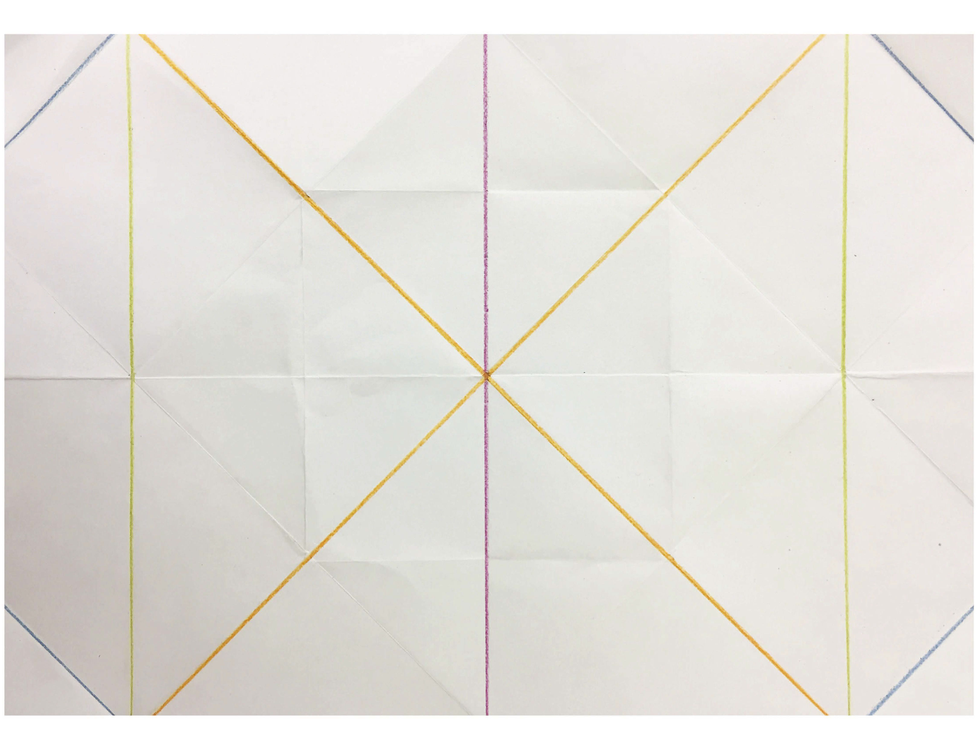 Pietro Babina - Flavio de Marco: Schema für ein Manifest in Form eines Botes, 2017, Buntstifte auf Papier, 29.7 x 21.0 cm (8 Teile)