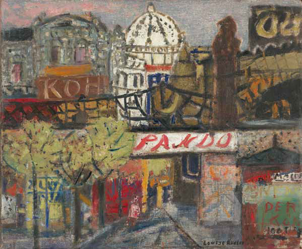 Louise Rösler: Bülowstraße, Berlin · 1935 · Öl auf Leinwand · 38,5 x 46 cm