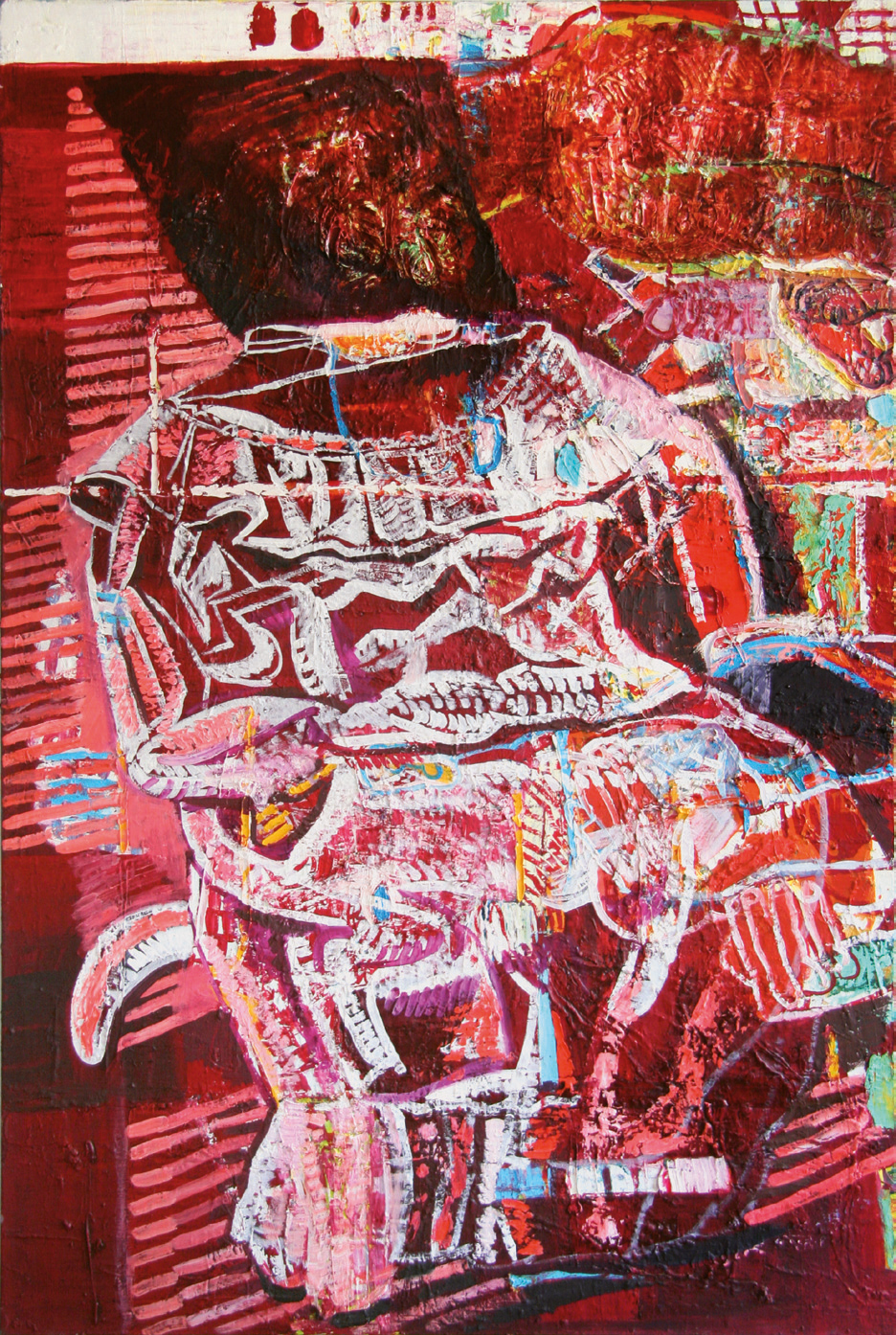 Petra Flierl: Das Kleid · 2013 · Öl auf Leinwand · 150 x 100 cm