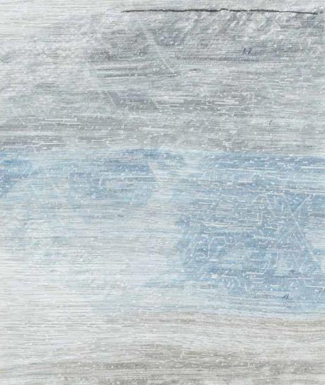 Kazuki Nakahara: Ohne Titel, 2017, Farbstift, Kohle auf Papier, 112 x 99 cm