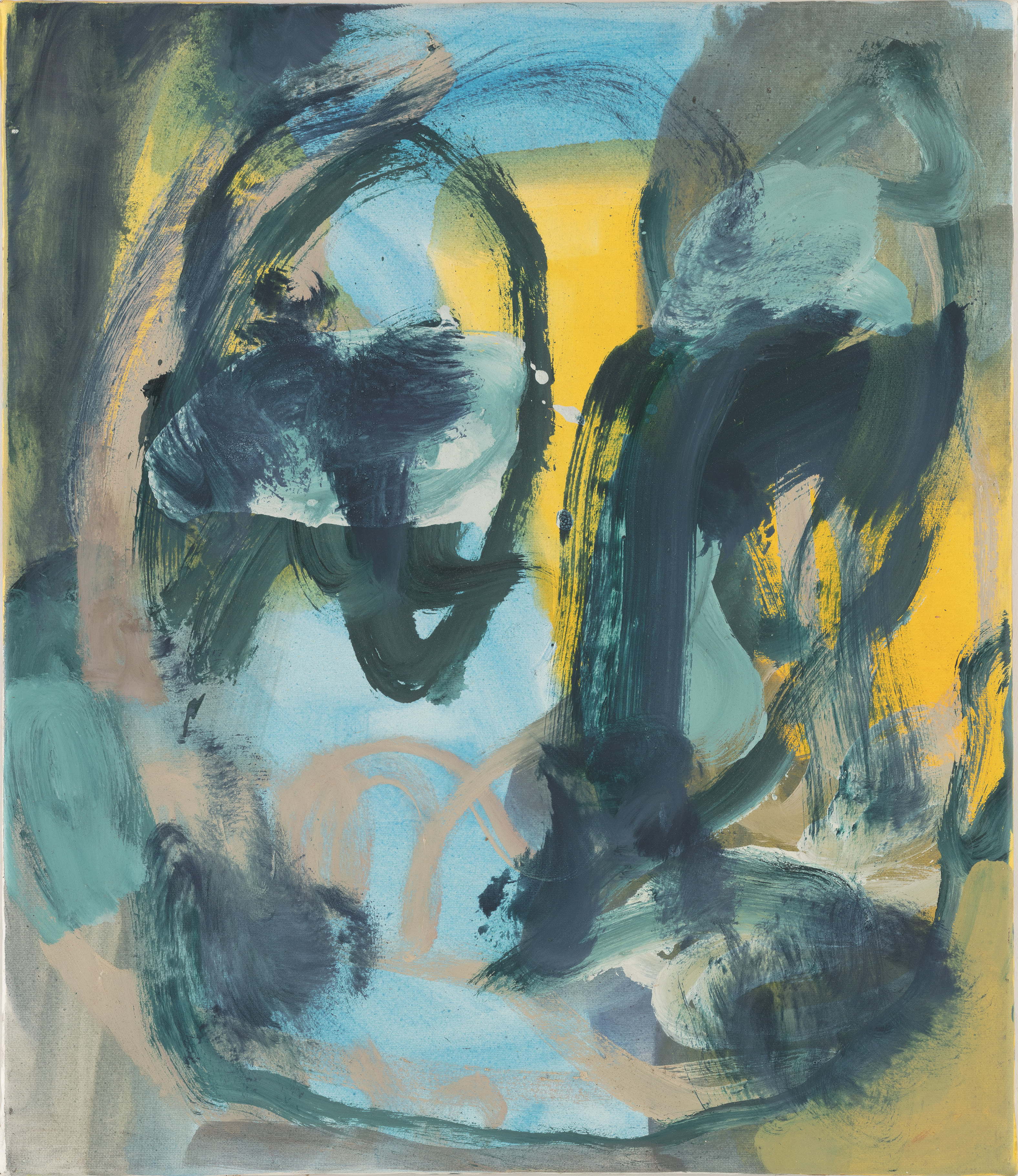 Franz Landspersky: Kopf · 2022 · Öl auf Leinwand · 60 x 53 cm