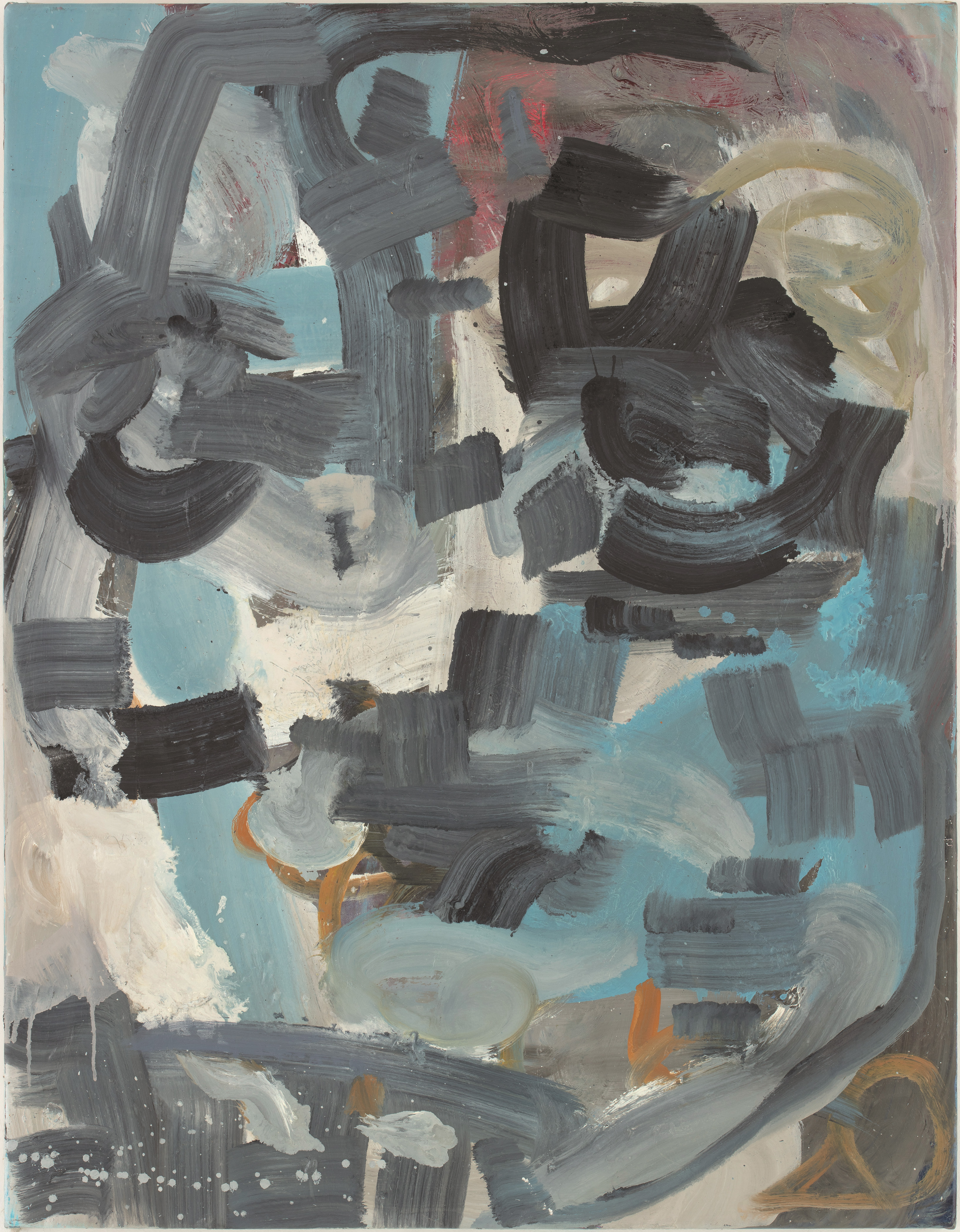 Franz Landspersky: Kopf · 2022 · Öl auf Leinwand · 98 x 76 cm
