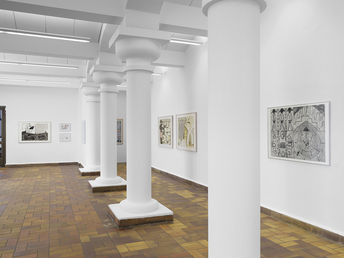 Oskar Manigk, Ausstellungsansicht Galerie Parterre 2024