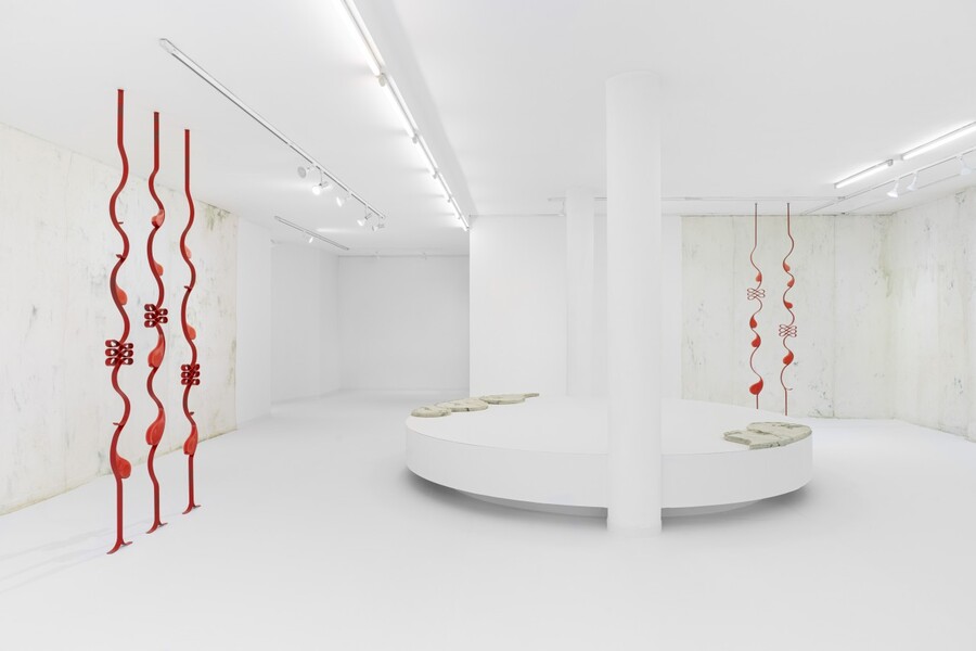 Ausstellungsansicht Lethargy Blanket, Jan Koniarka Gallery 2025