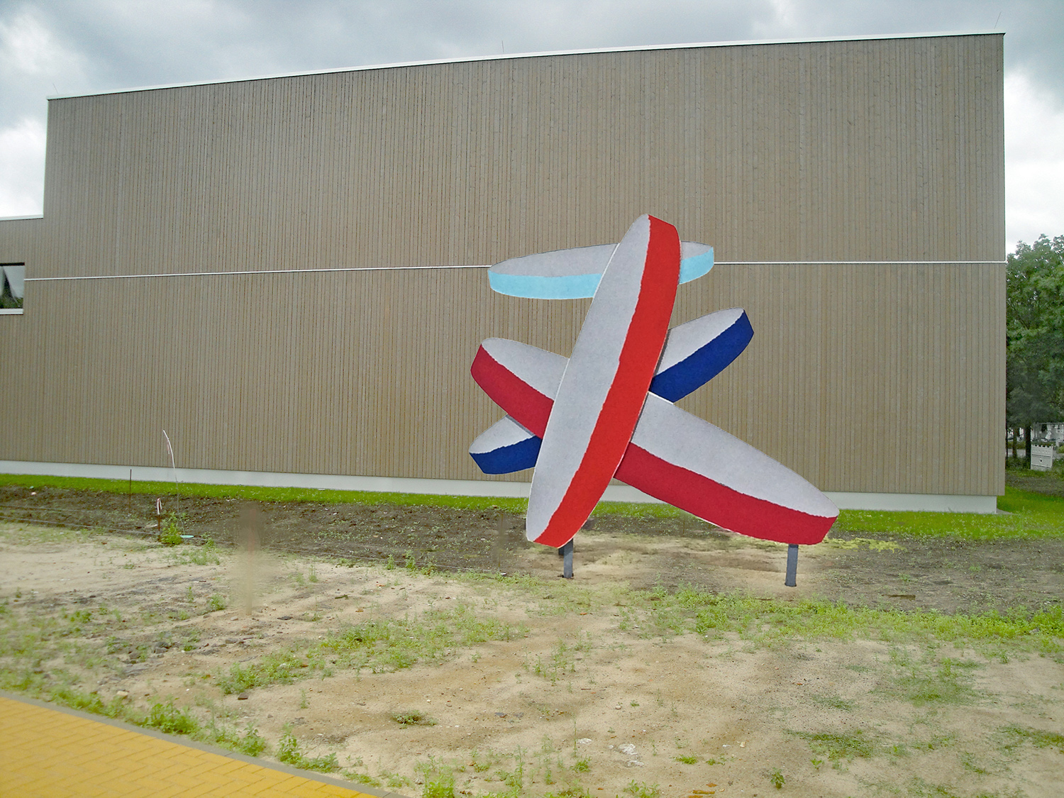 Entwurf „Drehscheibe(n)“ von Nol Hennissen, Kunstwettbewerb Grundschule Rennbahnstraße, Auslober: Bezirksamt Pankow von Berlin, 2023