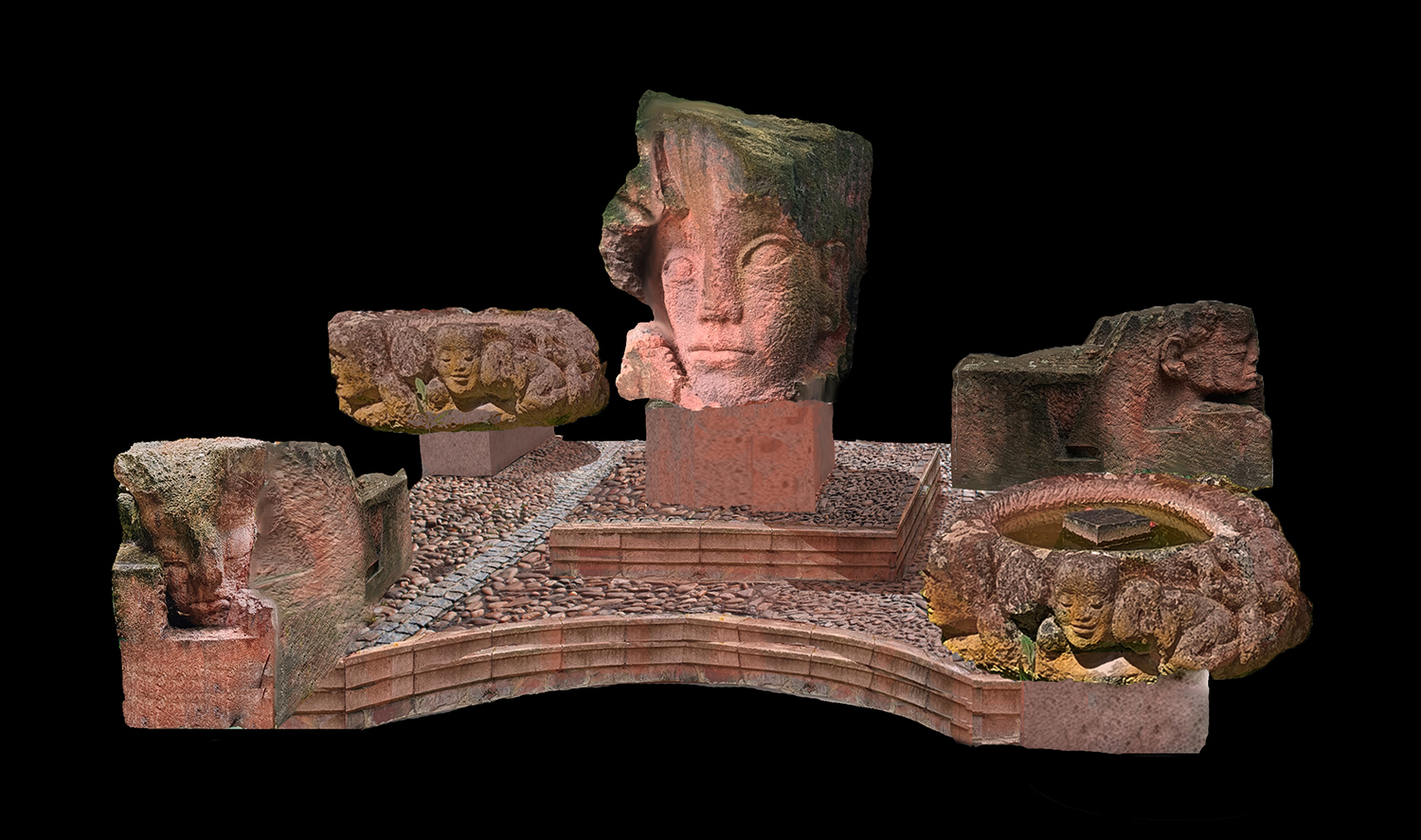 Entwurf ohne Titel von Anna Franziska Schwarzbach, Kunstwettbewerb Temporärer Schulstandort Thulestraße, Auslober: Bezirksamt Pankow von Berlin, 2023