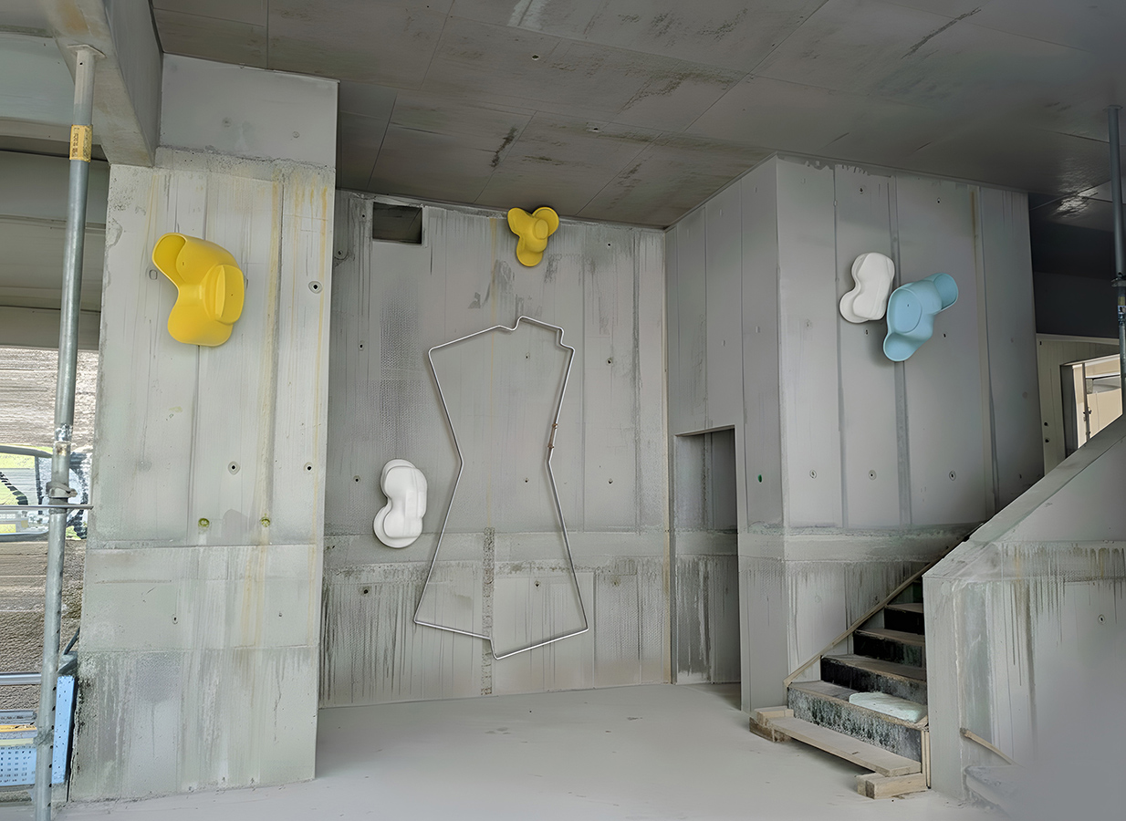 Entwurf „unGEFORMT‬‬‬ – Geschichte greifen, Zukunft formen: Eine raumgreifende Erzählung aus Partizipation und Architektur“ von Bettina Albrecht, 2. Rang, Auswahlverfahren Kunst am Bau MAXIM Kinder- und Jugendkulturzentrum, Auslober: Bezirksamt Pankow von Berlin, 2026