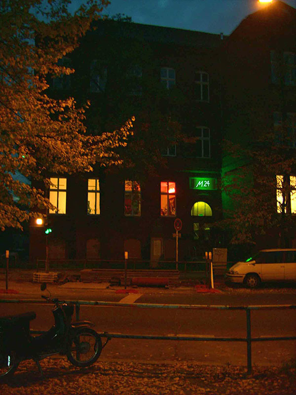 Kunstwettbewerb, 2008, JFE Mühlenstraße, Nachtaufnahme