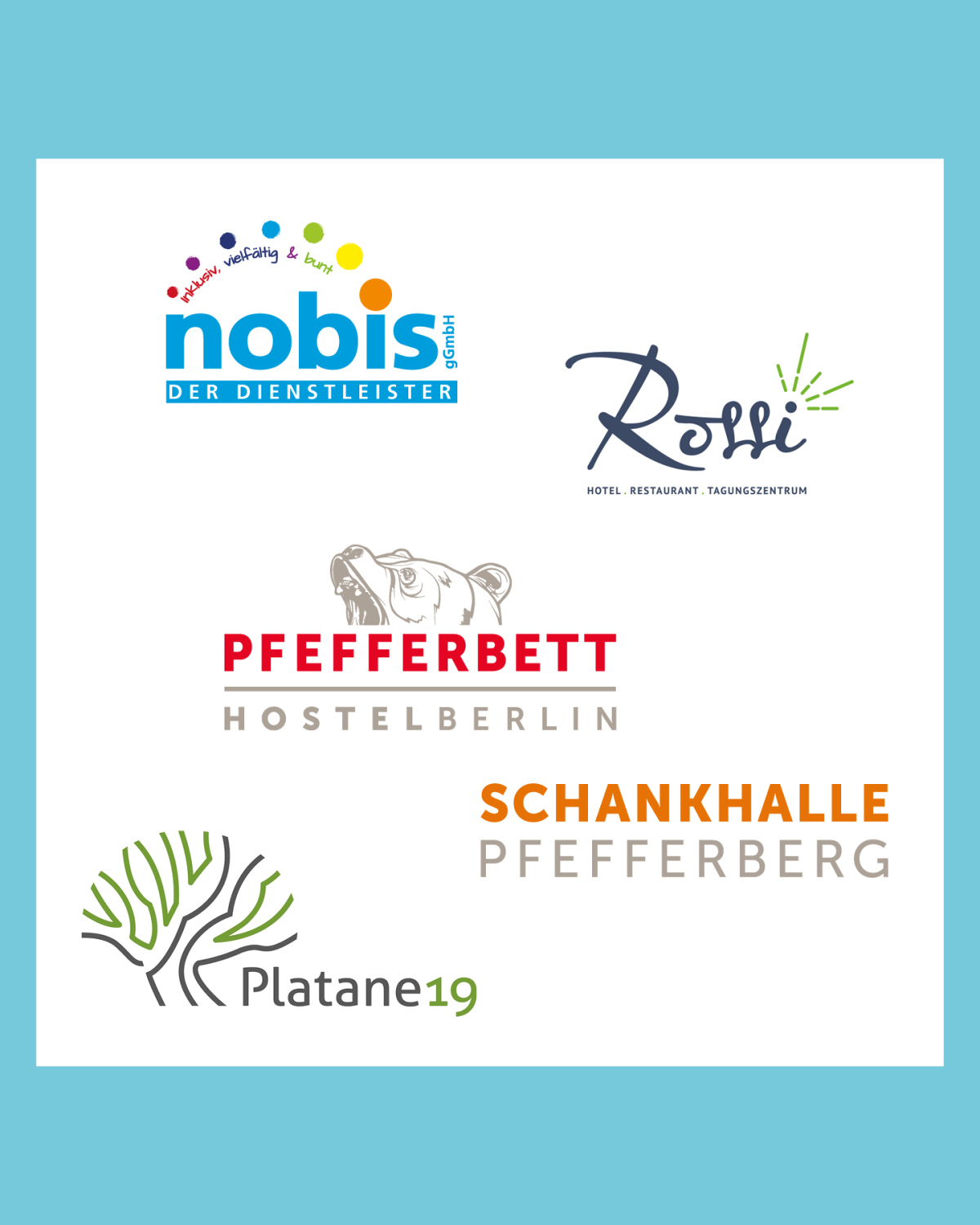 Liste mit Ausstellern