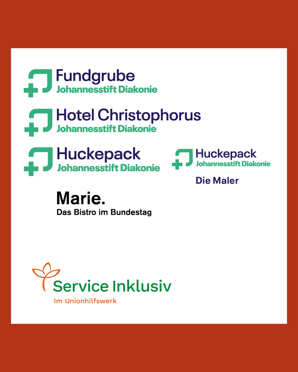 Liste mit Ausstellern