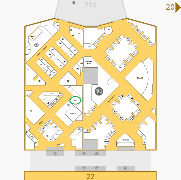 Standskizze Grüne Woche Halle 21b Stand 200