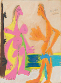 Picasso: Homme et femme nus debout