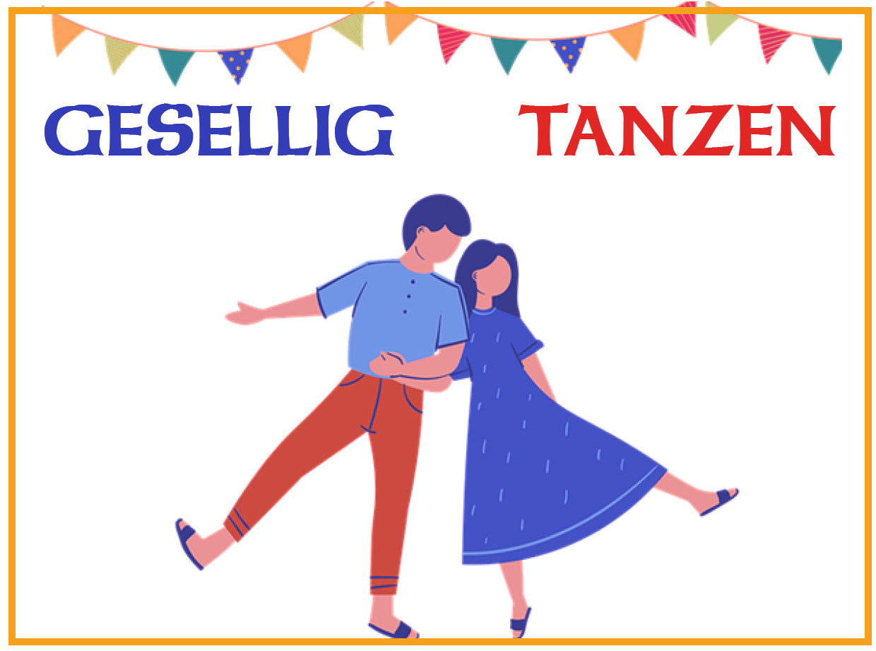 Bild mit zwei tanzenden Figuren