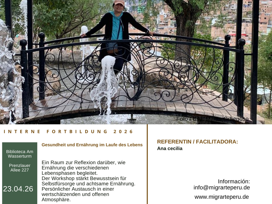 Frau auf einer Brücke