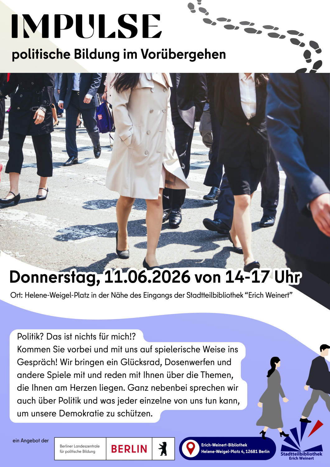 Plakat zum Impluse-Termin