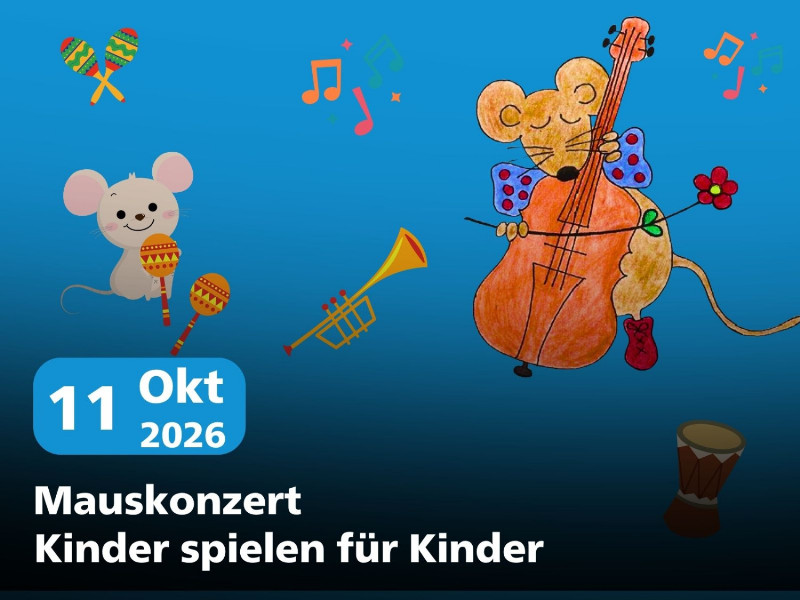 Konzertankündigung Mauskonzert