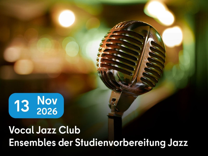 Konzertankündigung Vocal Jazz Club