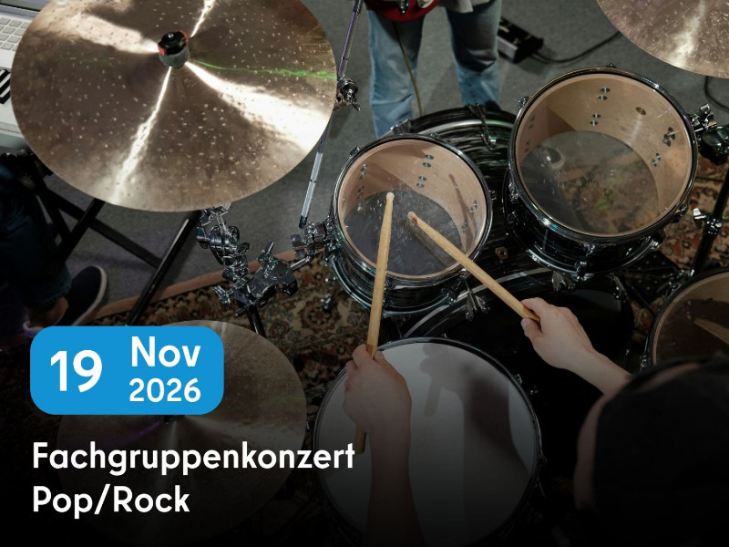 Konzertankündigung Fachgruppe Pop/Rock