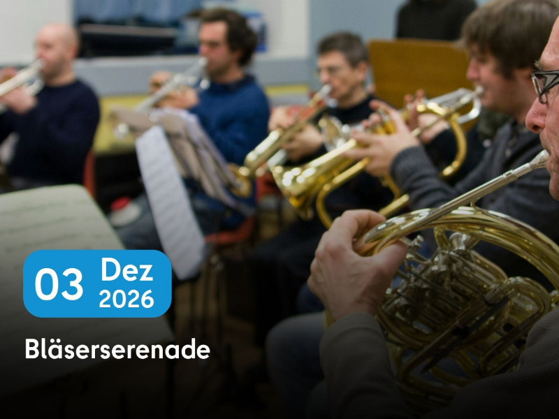 Konzertankündigung Bläserserenade
