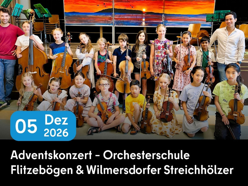Konzertankündigung Orchesterschule