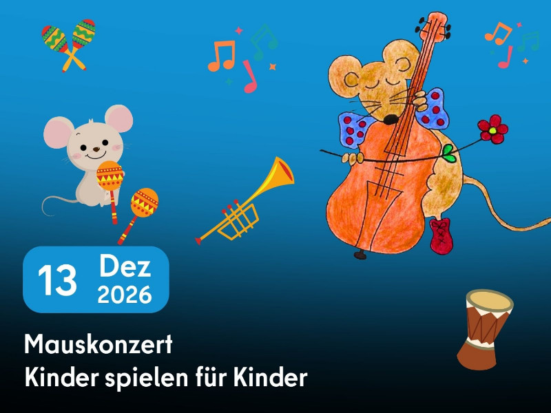 Konzertankündigung Mauskonzert