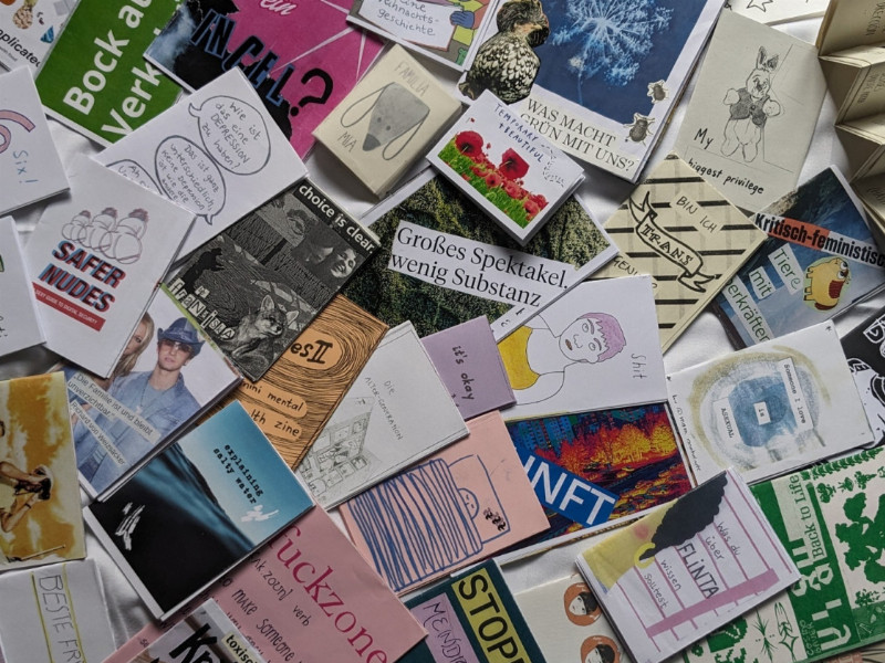 verschiedene Zines